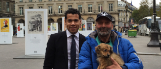 Illustration : "Le chien volé par l'association Cause Animale Nord rendu au SDF !"