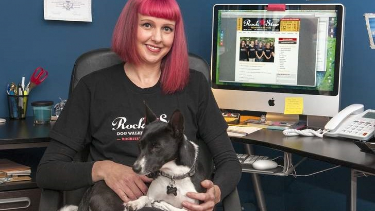 Illustration : "Après avoir battu le cancer, elle démarre une nouvelle carrière avec les chiens"
