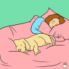 Illustration : 7 raisons pour lesquelles dormir avec son chien est une bonne idée