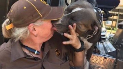 Illustration : Etats-Unis : Une employée d’UPS adopte un chien après le décès de sa propriétaire