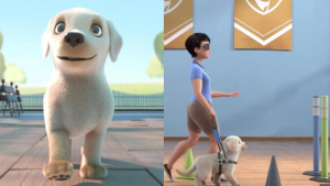 Illustration : Pip, le chien qui voulait être guide d'aveugle ; découvrez ce magnifique court-métrage animé