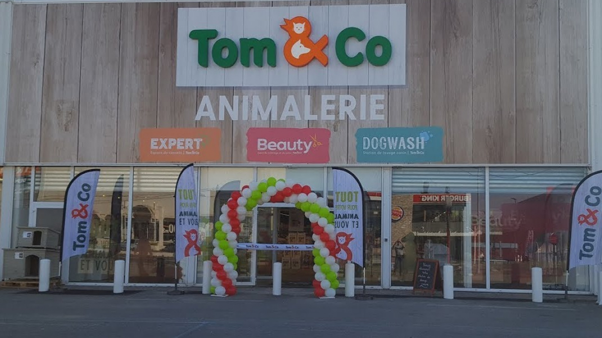 Illustration : "Le magasin Tom & Co de Nantes fête son premier anniversaire et mise sur des services bien-être dédiés à votre animal"
