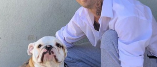 Illustration : "Le chanteur américain Aaron Carter crée la polémique en voulant vendre 3000€ un Bouledogue Anglais tout juste adopté ! "