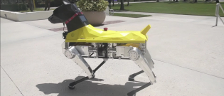 Illustration : "Astro le chien robot, qui ressemble et agit comme un chien !"