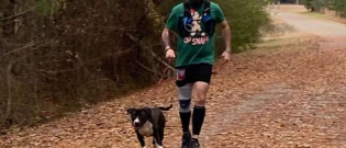 Illustration : "En prenant part à une course à pied, ce chien ignorait qu’elle allait changer sa vie pour le meilleur !"