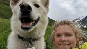 Illustration : Perdue après une chute, une randonneuse sourde est sauvée par un chien