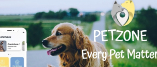 Illustration : "Petzone, une application gratuite pour retrouver son animal perdu, trouver un petsitter et bien plus encore !"
