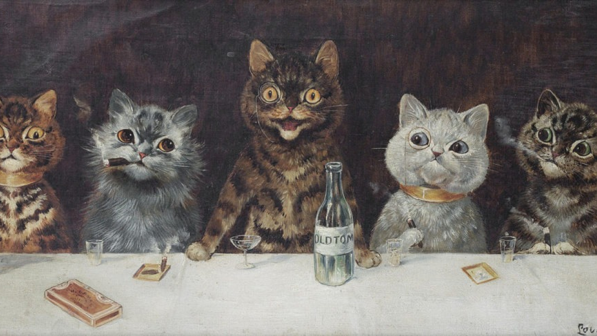 Illustration : "14 tableaux de chats qui prouvent que leur présence a modifié notre vision du monde animal "