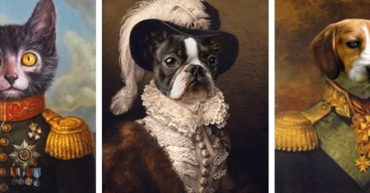 Et Si Vous Vous Offriez Un Portrait De Votre Animal De Compagnie Facon Toile De Grand Maitre De La Renaissance