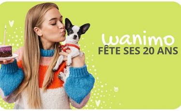 Illustration : "Wanimo, site de conseils vétérinaires et animalerie en ligne, souffle sa 20e bougie"
