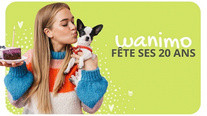 Illustration : Wanimo, site de conseils vétérinaires et animalerie en ligne, souffle sa 20e bougie