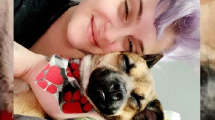 Illustration : La chanteuse Kelly Osbourne rend hommage à son chien Oat sur Instagram. Sans lui : "elle n’aurait jamais pu traverser la crise de la Covid-19"