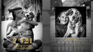 Illustration : L’association Gamelles Pleines lance son calendrier 2021 pour aider les plus démunis et leurs animaux