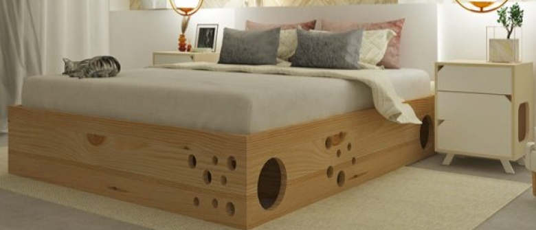 Des Createurs Innovants Inventent Un Lit Labyrinthe Concu Pour Les Chats Et Leurs Humains Des Createurs Innovants Inventent Un Lit Labyrinthe Concu Pour Les Chats Et Leurs Humains