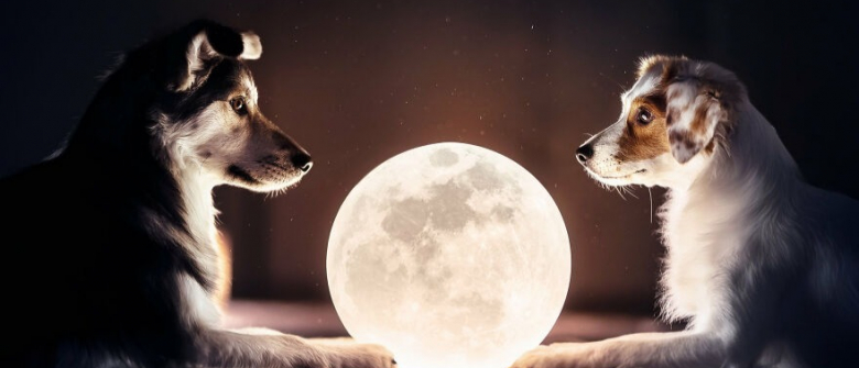 Illustration : "20 photos d'artistes de chiens en plein confinement"