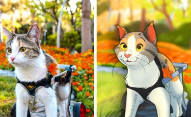 Illustration : "14 dessins montrant la beauté unique d’animaux « imparfaits »"