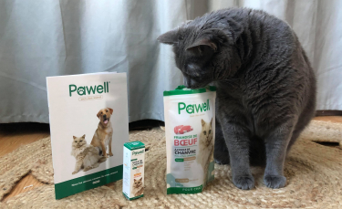 Illustration : "Pawell, des compléments alimentaires pour soulager durablement et naturellement son animal de compagnie"