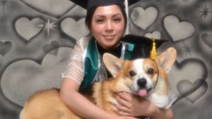 Illustration : "Une étudiante met à l'honneur son Corgi qui l'a soutenue moralement pendant la pandémie"