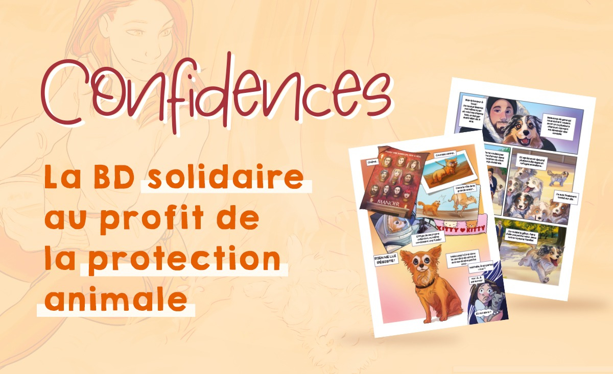 Illustration : "Passionné de belles histoires de coeur entre l'Homme et l'animal ? Participez au projet caritatif de Woopets en précommandant votre BD !"