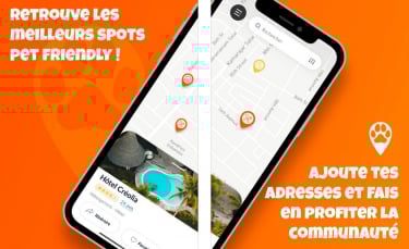 Illustration : "TWiP, une application pratique qui recense les lieux accessibles et autorisés aux chiens"
