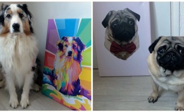 Illustration : "Animojo sort une nouvelle collection de portraits personnalisés pour votre animal façon Cartoon ou Pop Art"