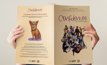 Illustration : "« Confidences », la BD solidaire qui plaira aux humains et aux animaux à Noël"