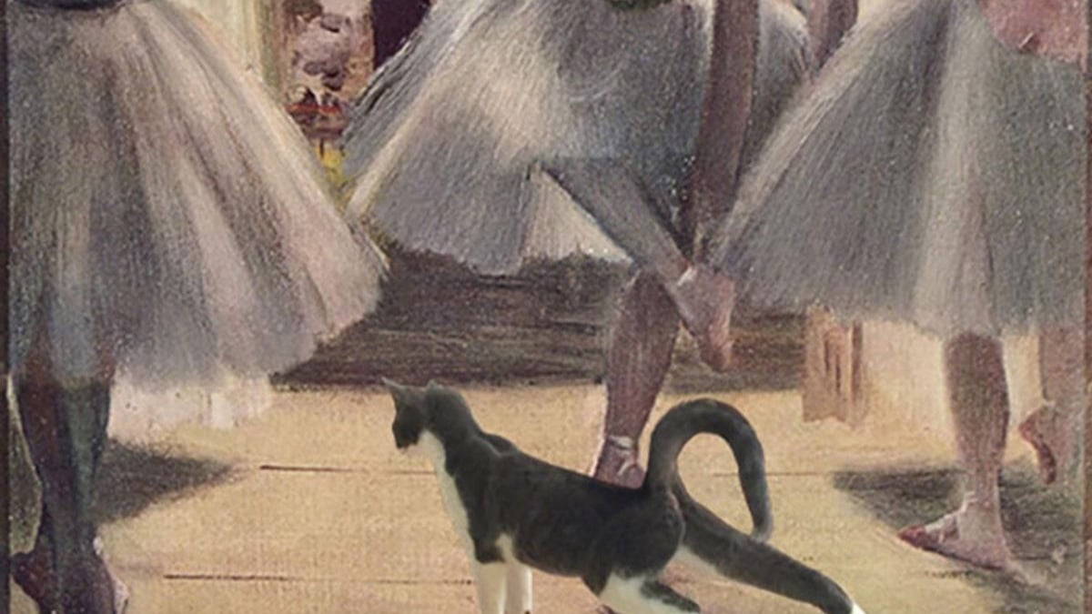 Illustration : "20 chats qui se sont incrustés dans des tableaux célèbres"