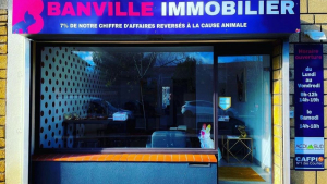 Illustration : "La première agence immobilière solidaire de la cause animale décide de reverser 7 % de son chiffre d'affaires annuel à des associations"