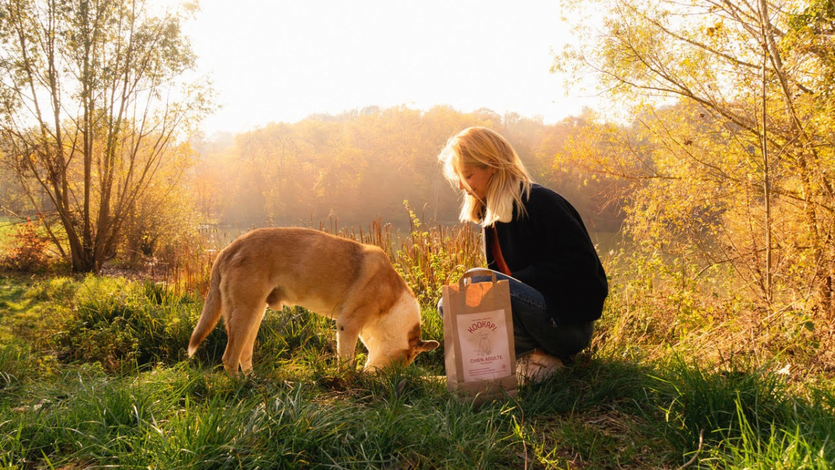 Illustration : "Nouveau venu sur le marché des croquettes pour chien, Kookapi se démarque par son engagement au profit de la vie animale et de la planète"