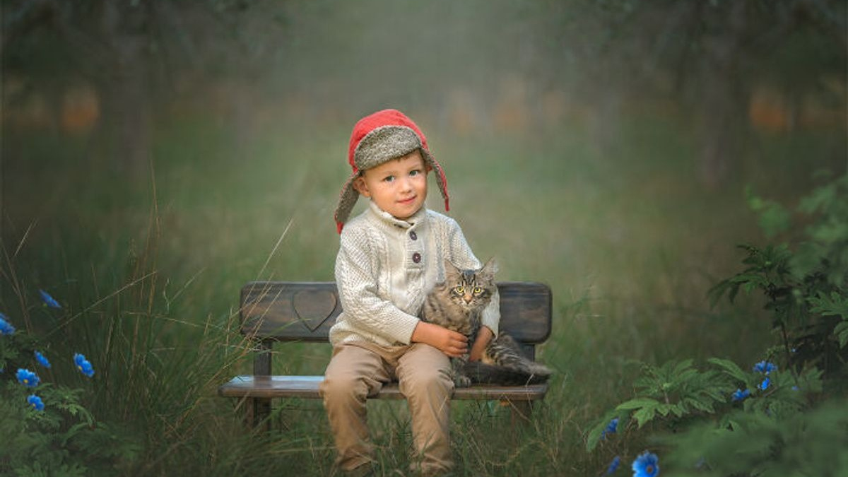 Illustration : "7 photos magnifiques d'enfants et de leurs animaux de compagnie adorés "