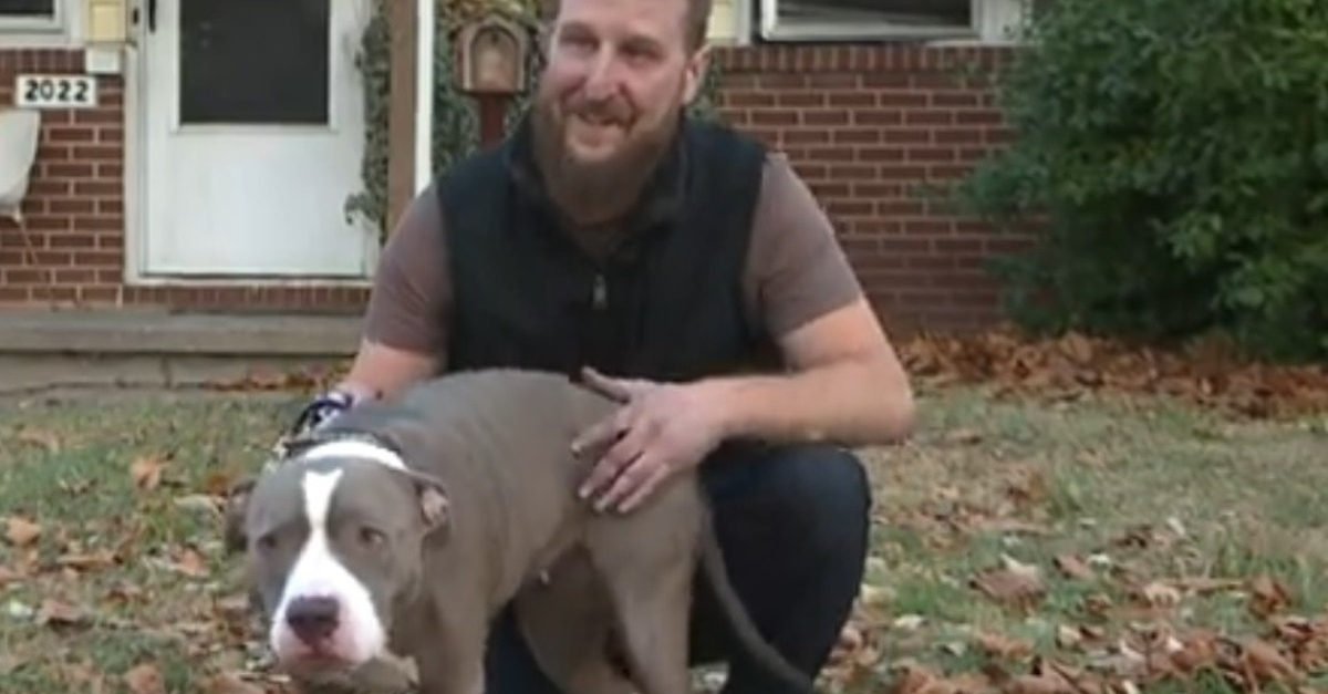 a man tells how his dog saved his life during a fire