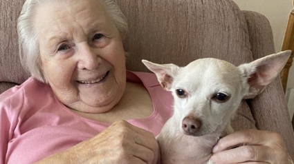 Illustration : "Il m'apporte tellement de joie" : Comment un chien sénior illumine les jours d'une dame centenaire