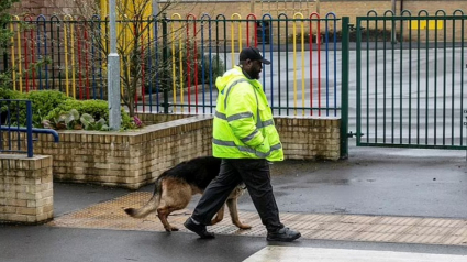 Illustration : Pour protéger une école victime d’incivilités, les chefs de l’établissement ont recruté un chien redoutable