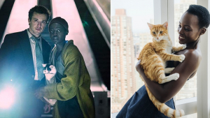 Illustration : Après avoir surmonté sa peur des félins sur le tournage de son dernier film, l'actrice Lupita Nyong'o décide d’adopter son propre chat dans un refuge