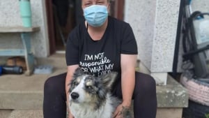 Illustration : "Une chienne agit en héroïne en réveillant sa maîtresse à temps pour lui sauver la vie lors d’un incendie"