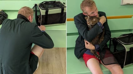 Illustration : "Savoir que Rocky était sain et sauf m’a sauvé", grâce à un programme contre l'abandon, cet homme n’a pas été contraint de dire "adieu" à son chat bien-aimé