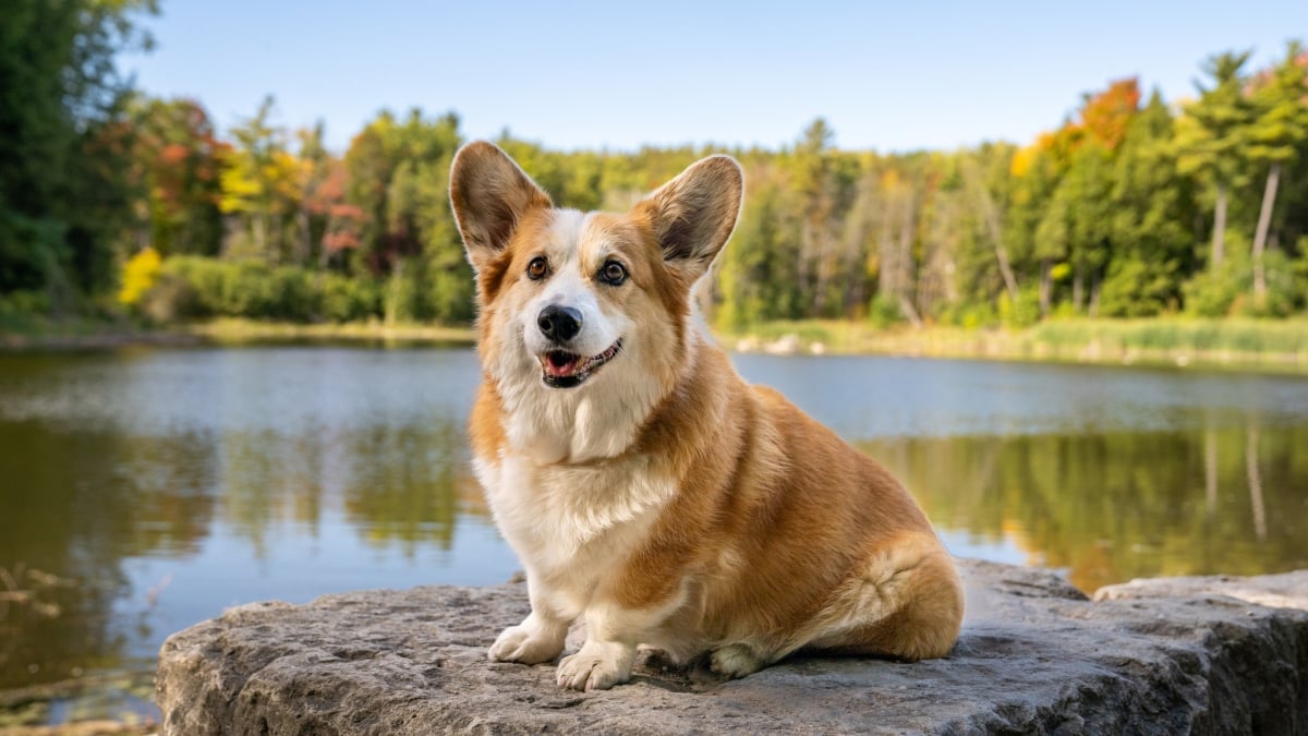 Illustration : "La réaction instinctive d’un Corgi, qui sauve la vie de sa maîtresse victime d’une chute violente dans la rue"
