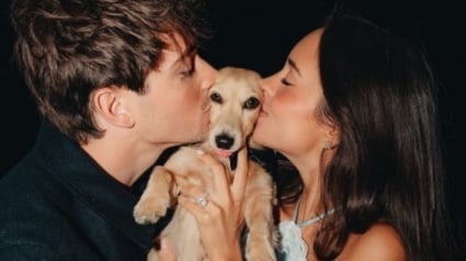 Illustration : Le pilote de Formule 1 Charles Leclerc met son chien au cœur de sa demande en mariage