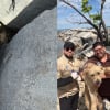 Illustration : Coinc&eacute; sous les rochers massifs d&rsquo;une jet&eacute;e, un chien est secouru gr&acirc;ce &agrave; un t&eacute;moin et aux agents animaliers qu'il a alert&eacute;s