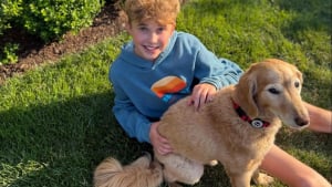 Illustration : Un chien alerte son jeune ma&icirc;tre en grattant avec insistance &agrave; la fen&ecirc;tre et permet le sauvetage d&rsquo;un caneton pi&eacute;g&eacute; (vid&eacute;o)