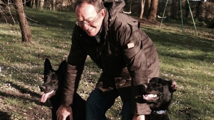 Illustration : Nathalie Marquay en deuil apr&egrave;s la disparition du chien de son d&eacute;funt mari Jean-Pierre Pernaut