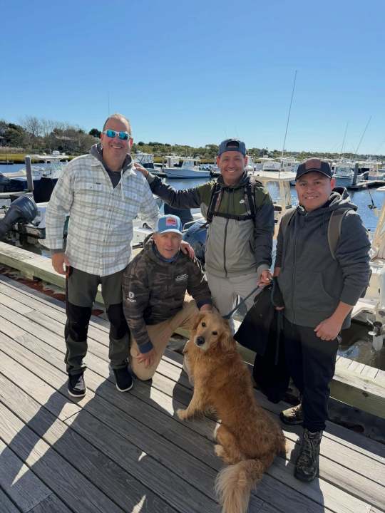 L'équipage du capitaine Bill Tolstead lors du sauvetage au large de Nantucket (Nantucket Harbormaster)