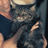 Photo de Pedro et son chat Neri